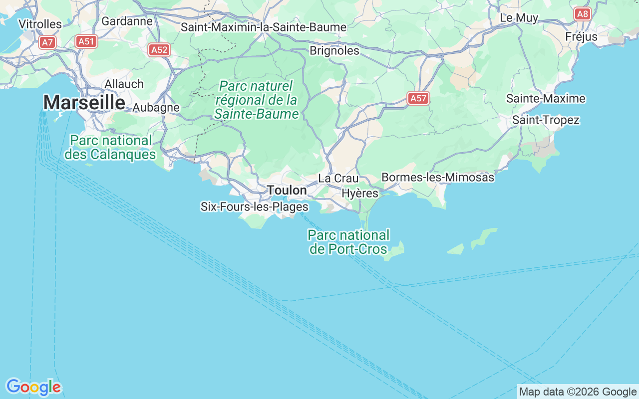 Plats för RIB-båt: Port Des Oursinieres-Le Pradet, 83220 Le Pradet