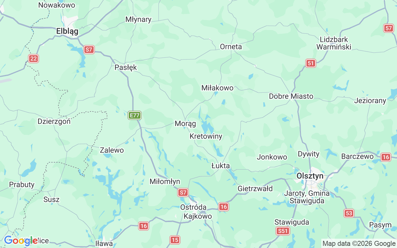 De locatie van Zeilboot: Sun Bila Bogaczewo, 14-300 Bogaczewo