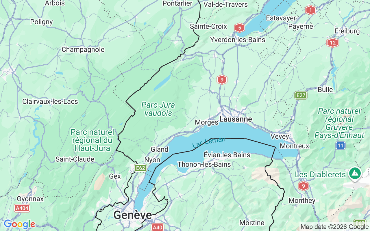 De locatie van Motorboot: Bief, Morges