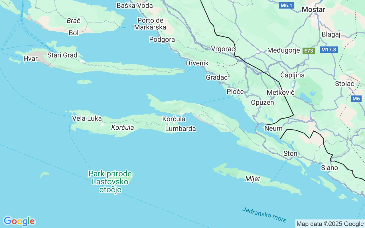 Localização do(a) Semi Rígido: Lučica, 20250