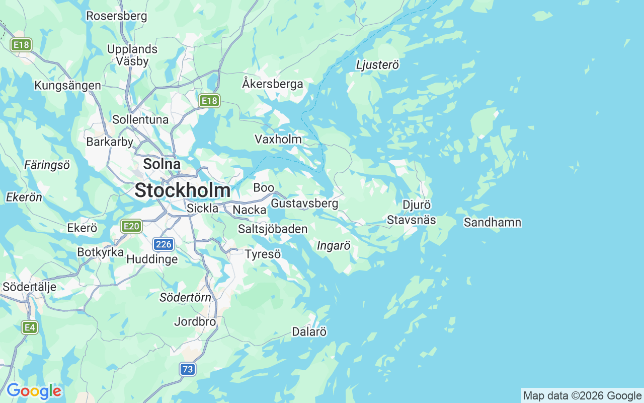 Liegeplatz Segelboot: Stavsnäs Vinterhamn, Värmdö
