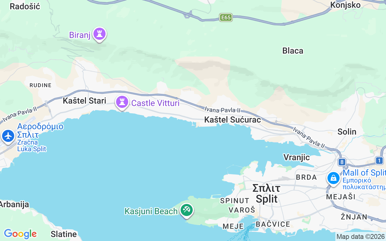 Τοποθεσία Ιστιοπλοϊκό σκάφος: Marina Kastela, Kaštel Gomilica