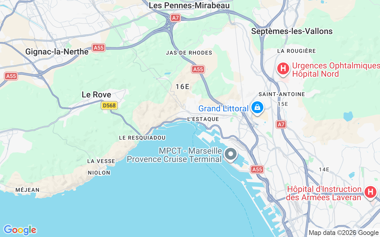 Luogo Barca a motore: Port L'estaque, Marsiglia