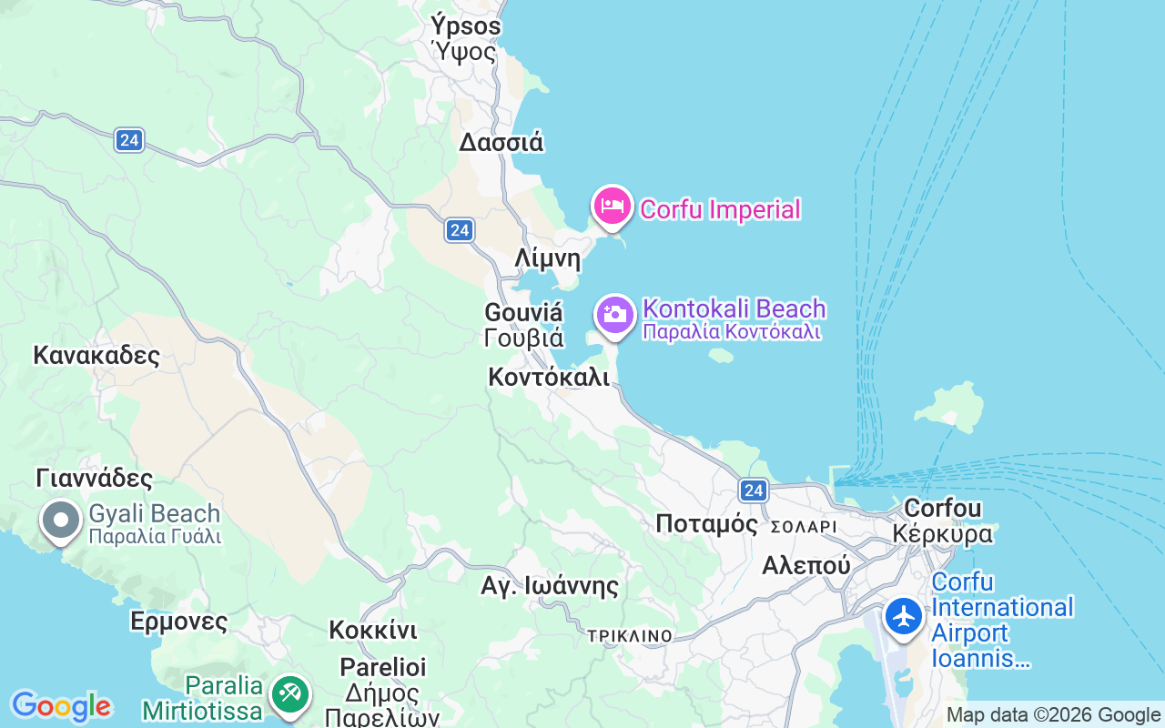 Emplacement du Yacht à moteur: Gouvia Marina, Corfou