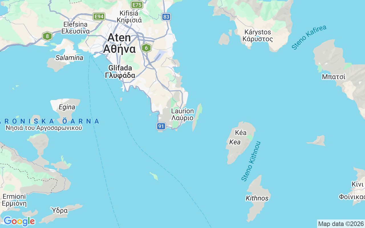 Plats för Katamaran: Alimos, Laurion