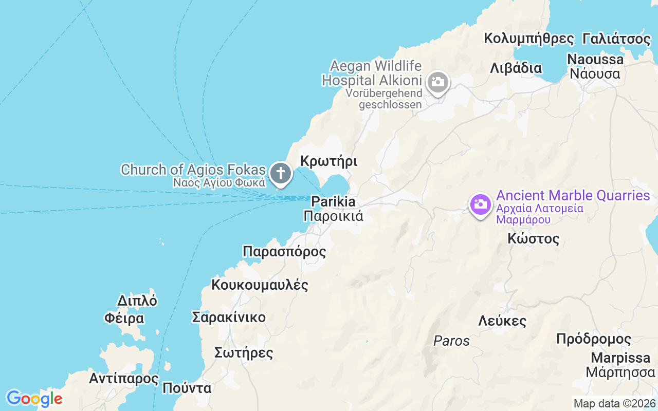Liegeplatz Segelboot: Port Paroikia, Parikia 844 00