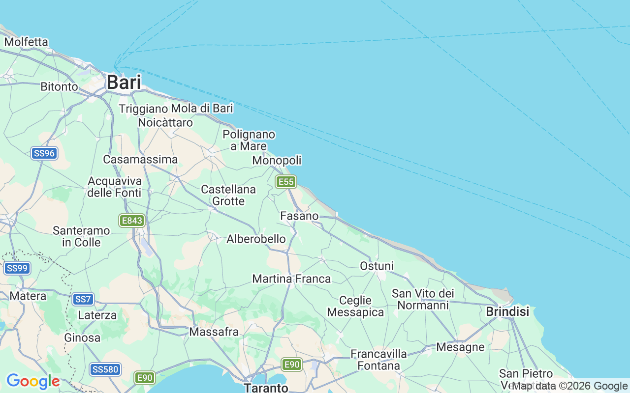 Location of the Boat without license: Porto, Savelletri Br