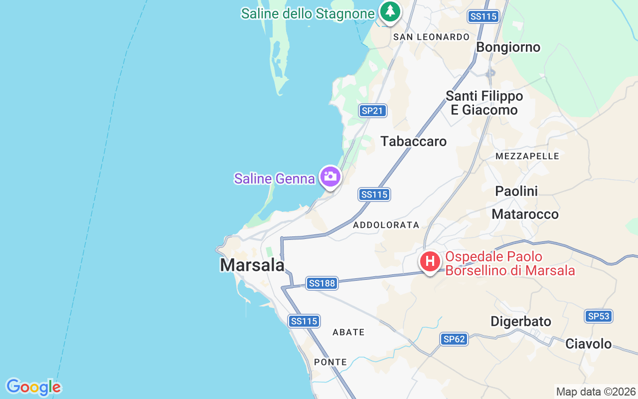 Plats för RIB-båt: 91025 Marsala, Italien