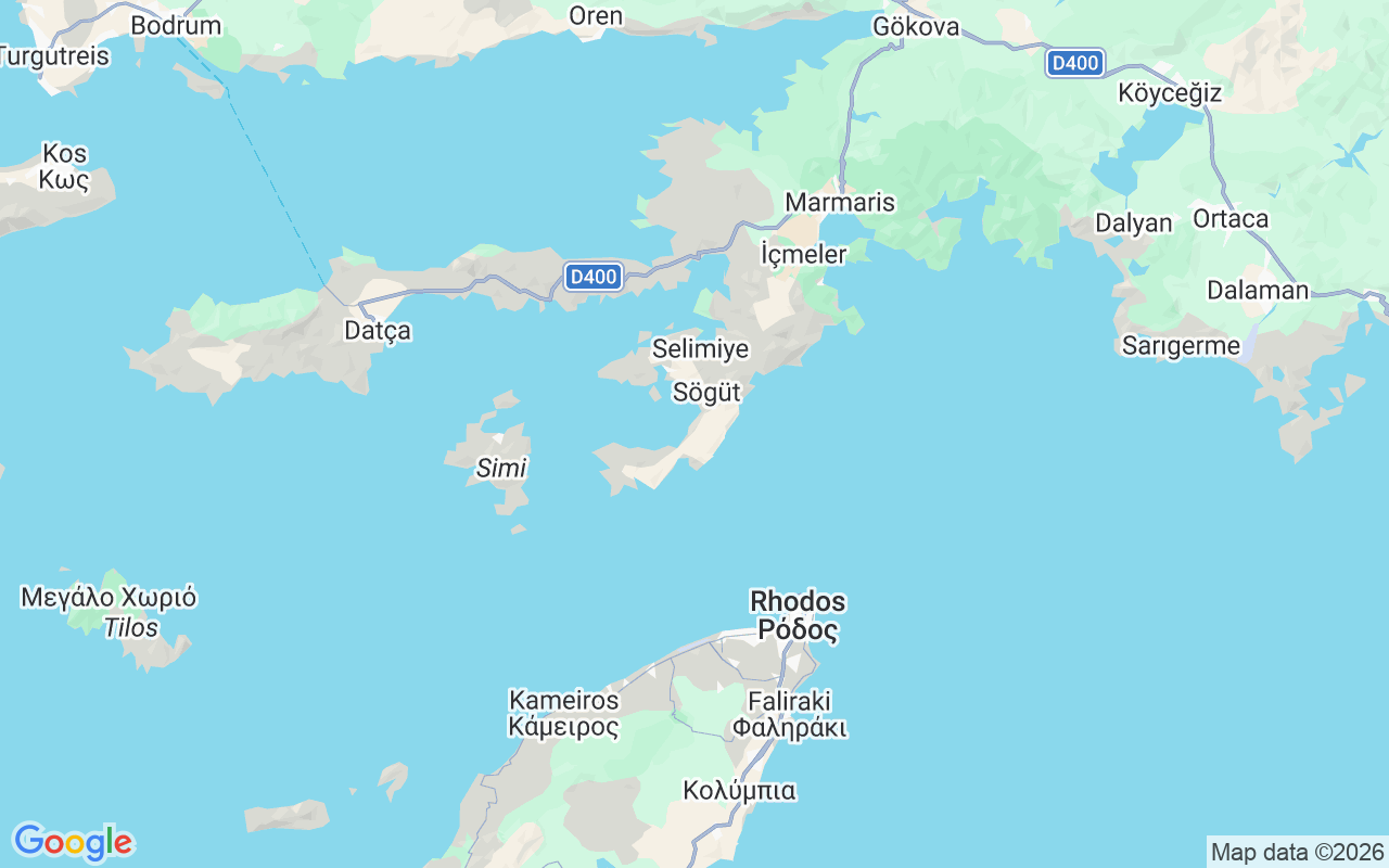 Plats för Guletbåt: Bozburun Limanı, Bozburun