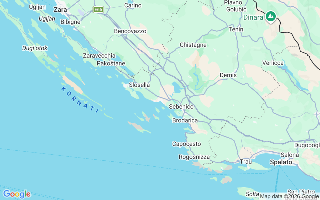 Luogo Barca a motore: Vodice, Vodizze
