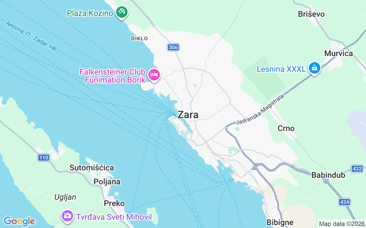 Luogo Gommone: Marina Zadar, Marina Zadar
