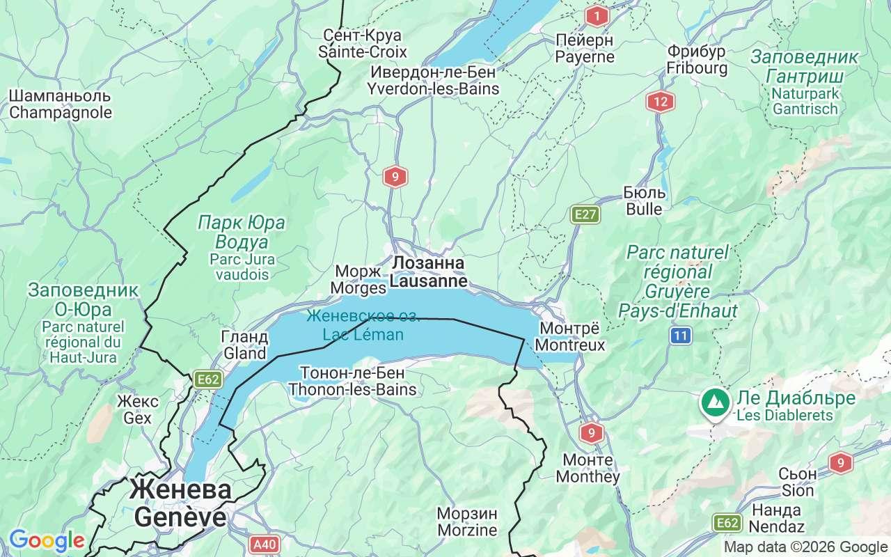 Местоположение Моторная лодка: Pully, Пюли