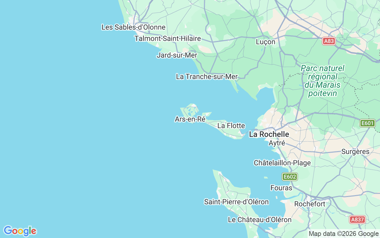 Location of the RIB: Ars En Ré, Ars-En-Ré
