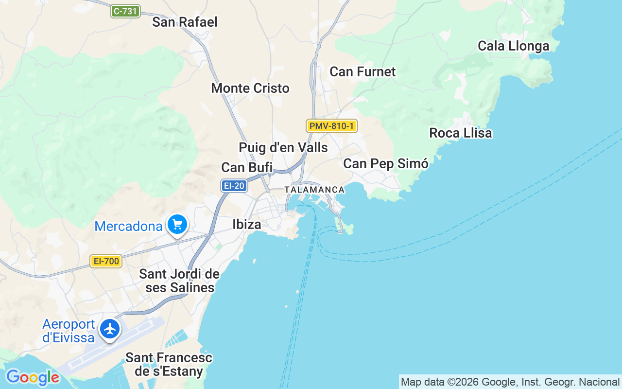 Emplacement du Catamaran: Marina Ibiza, Ibiza