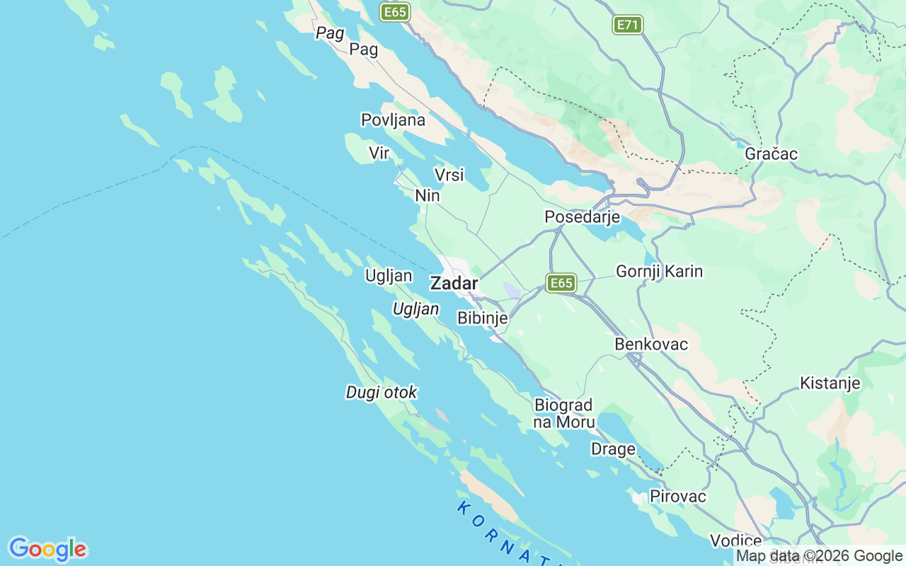 De locatie van Motorboot: Zadar, Zadar