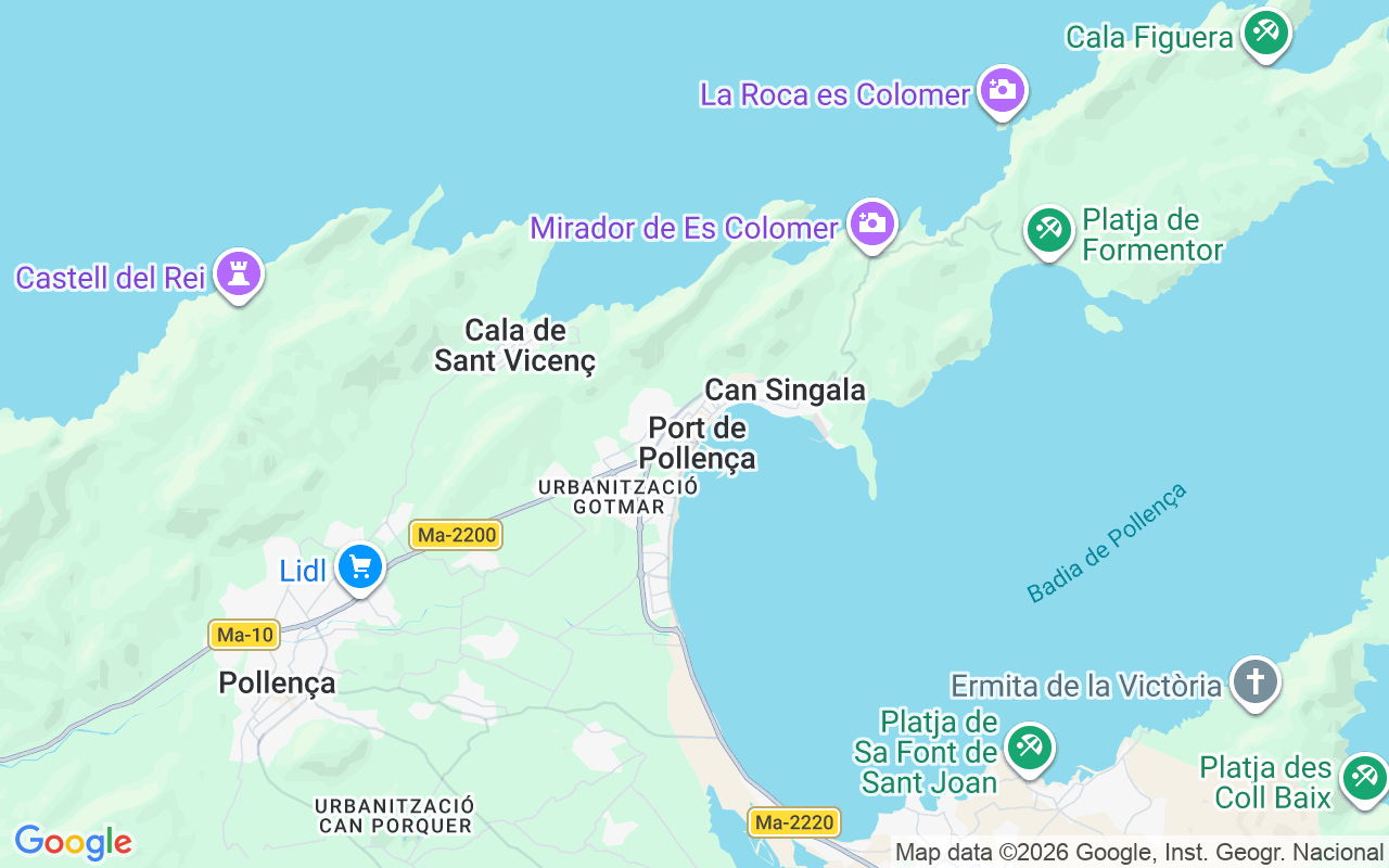 Emplacement du Catamaran: Puerto De Pollença, Majorque