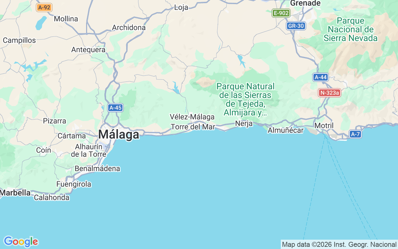 Emplacement du Bateau à moteur: Caleta De Vélez Málaga, Caleta De Velez