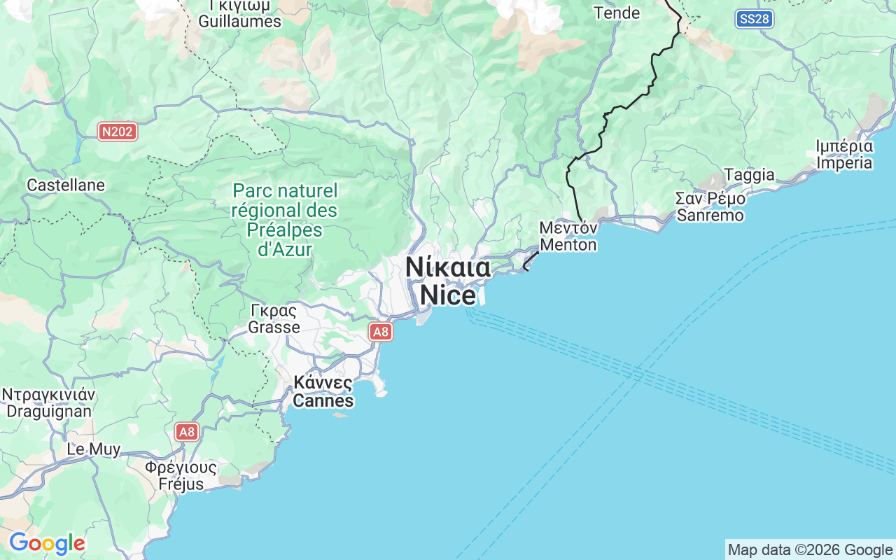 Τοποθεσία Μηχανοκίνητο σκάφος: Nice, Νίκαια