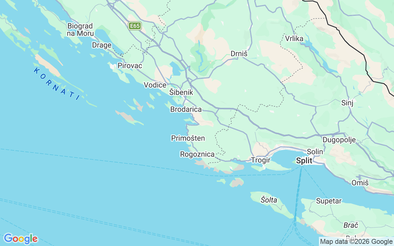 De locatie van Boot zonder vaarbewijs: Donji Banovci, Grebaštica, Šibenik, Grebaštica