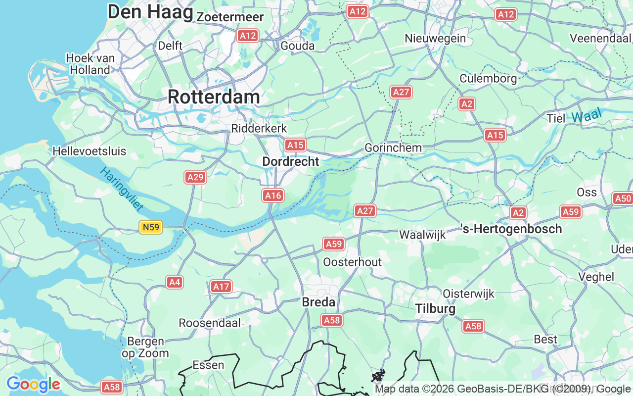 De locatie van Woonboot: Lage Zwaluwe, Biesbosch