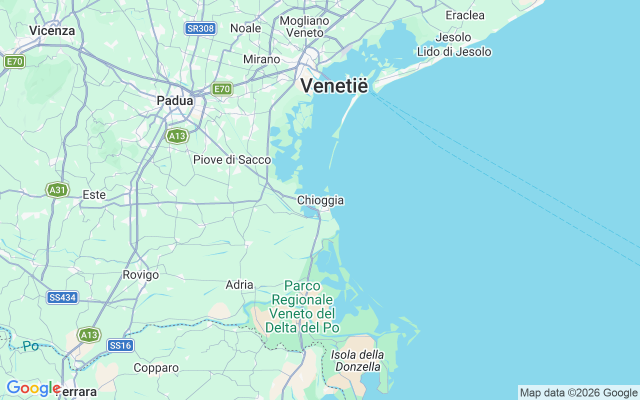 De locatie van Woonboot: Isola Dell'unione, Chioggia