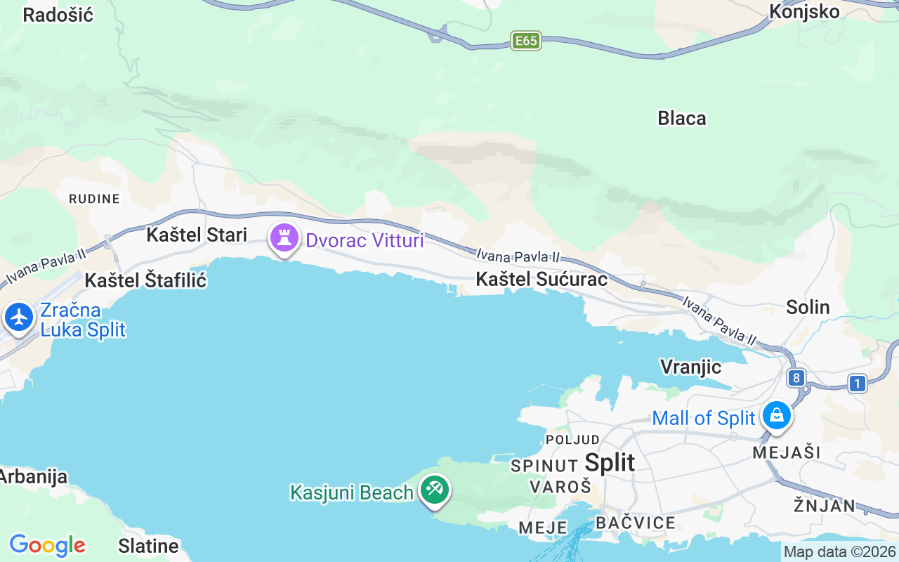 Localização do(a) Catamarã: Split, Croácia