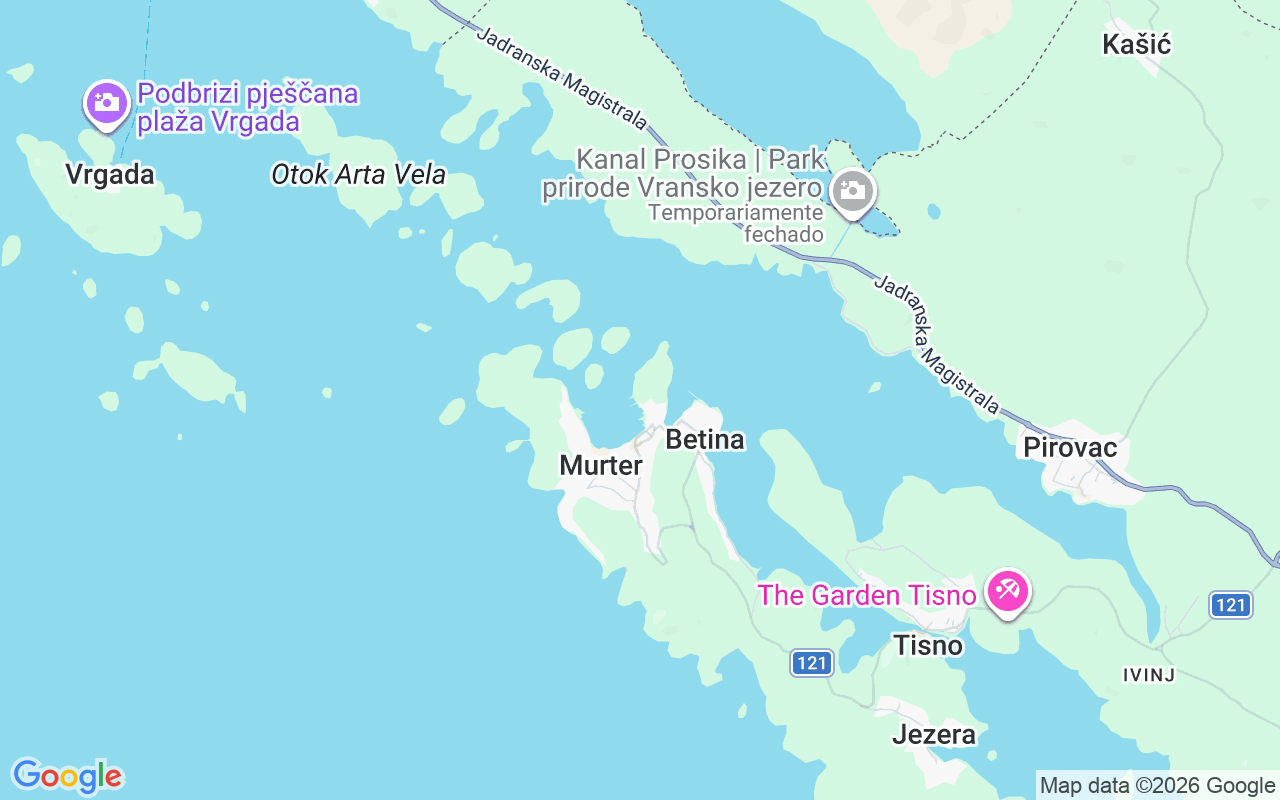 Localização do(a) Lancha: Murter, Croácia