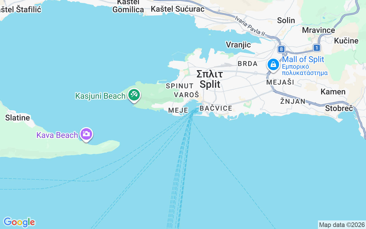 Τοποθεσία Καταμαράν: Aci Marina Split, Σπλιτ