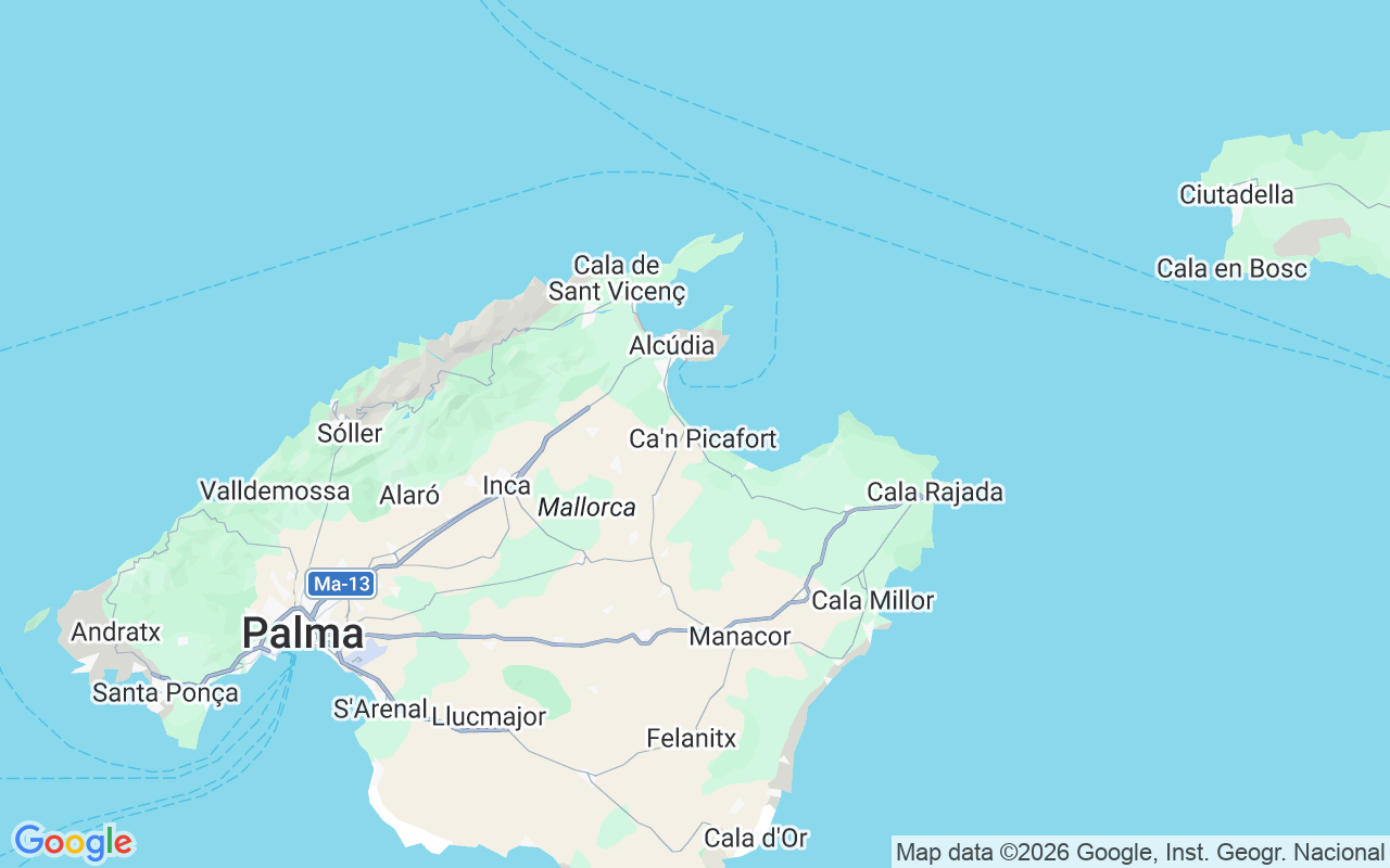 Ubicación Neumática: Can Picafort, 07458 Ca'n Picafort