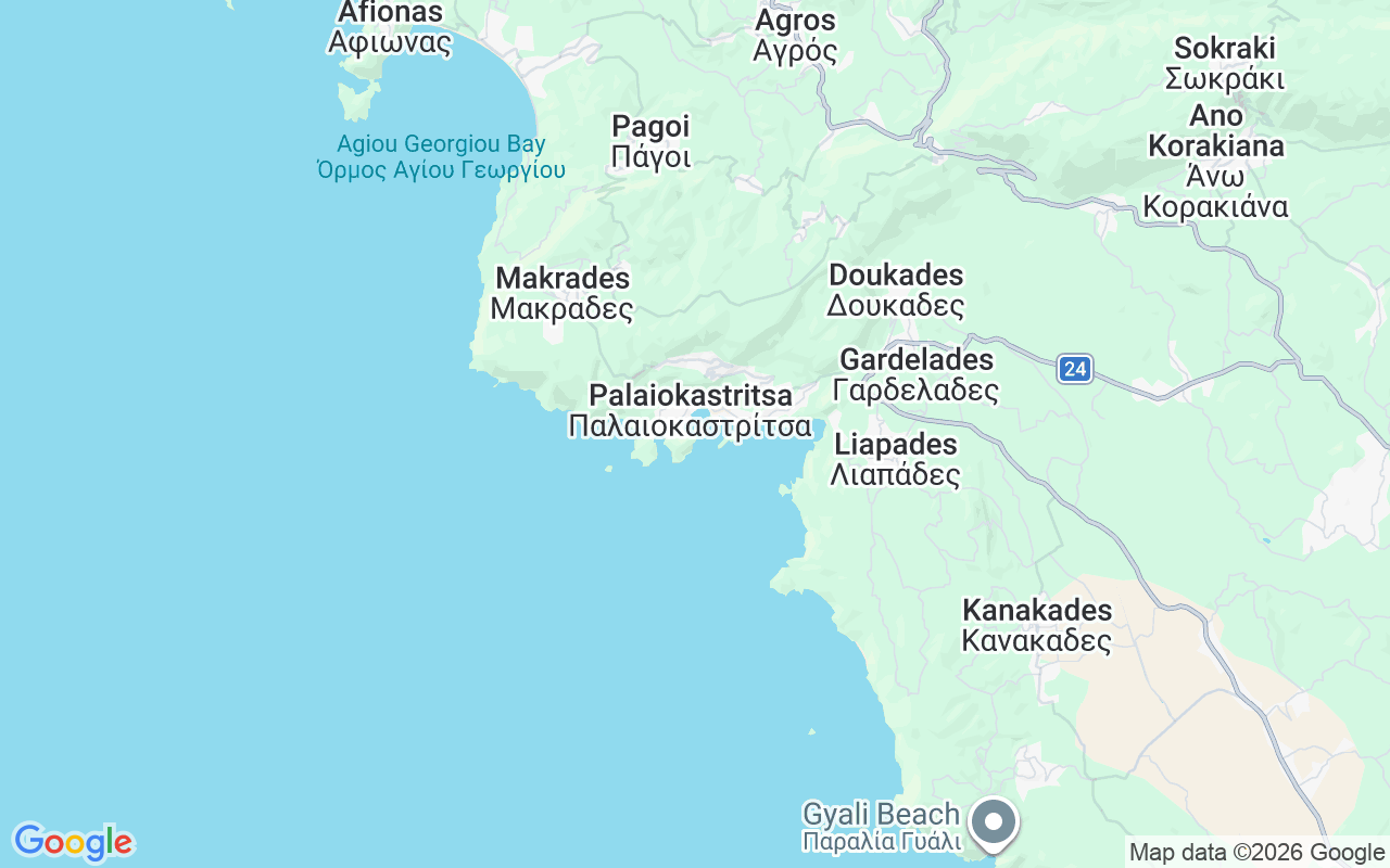 Location of the Boat without licence: Port Of Paleokastritsa, Corfu