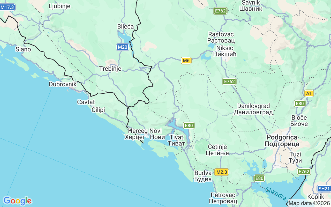 Location of the Motorboat: Kotor, Kotor Municipality