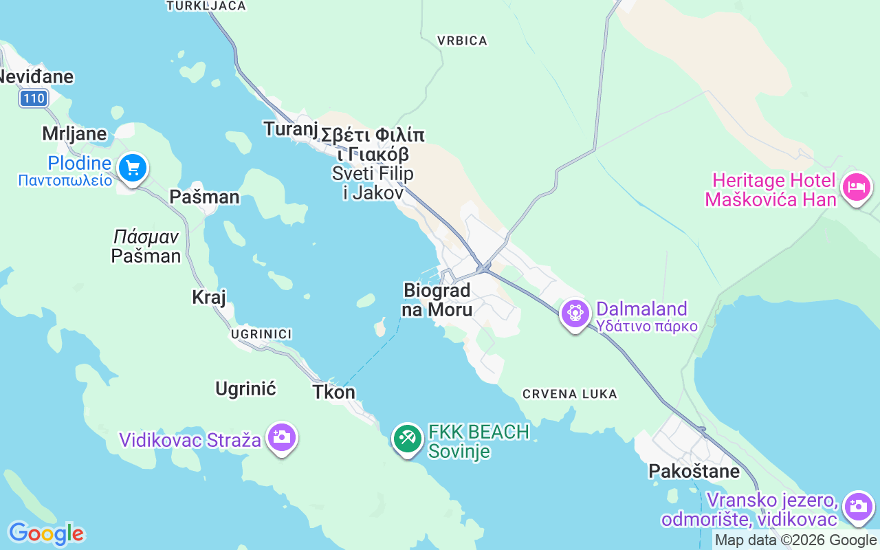 Τοποθεσία Μηχανοκίνητο σκάφος: Marina Kornati, Biograd Na Moru