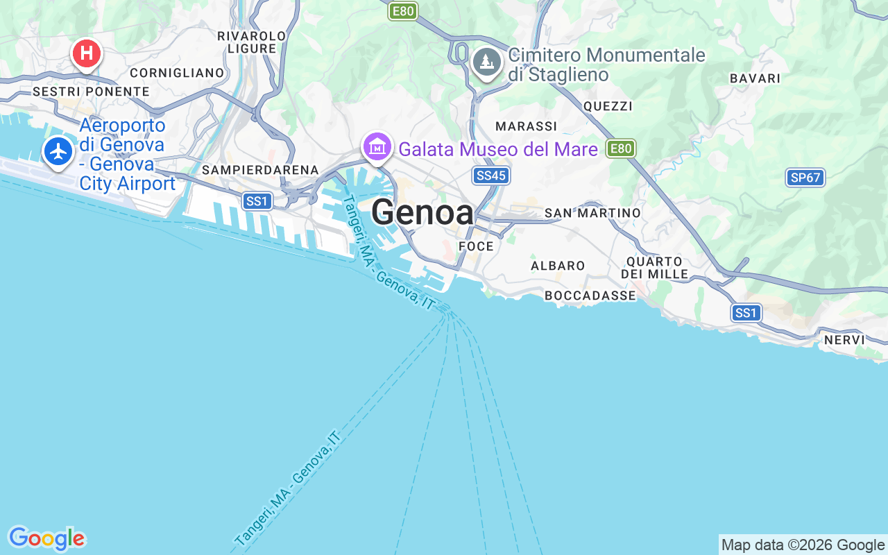 Location of the Sailboat: Waterfront Marina, Metropolitan City Of Genoa