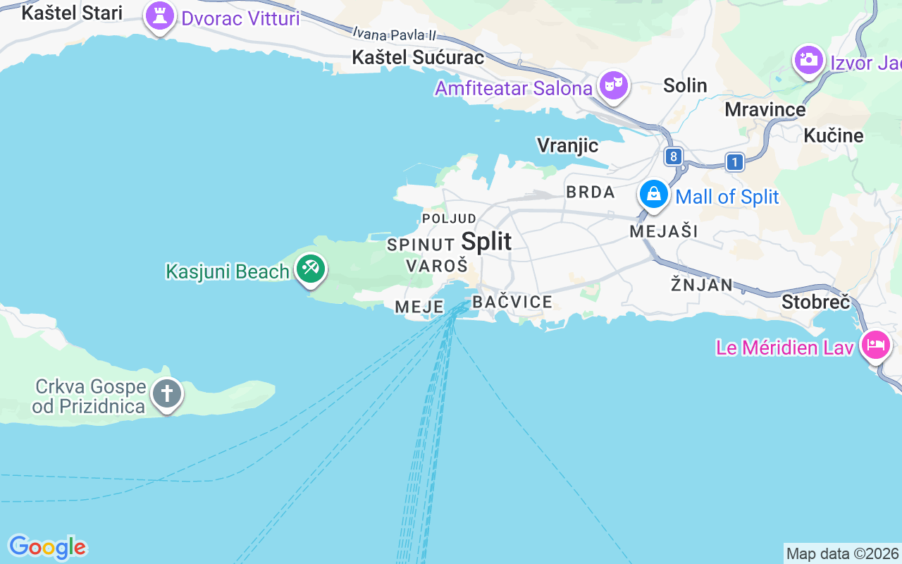 Plats för Motorbåt: Trumbićeva Obala 13, Split