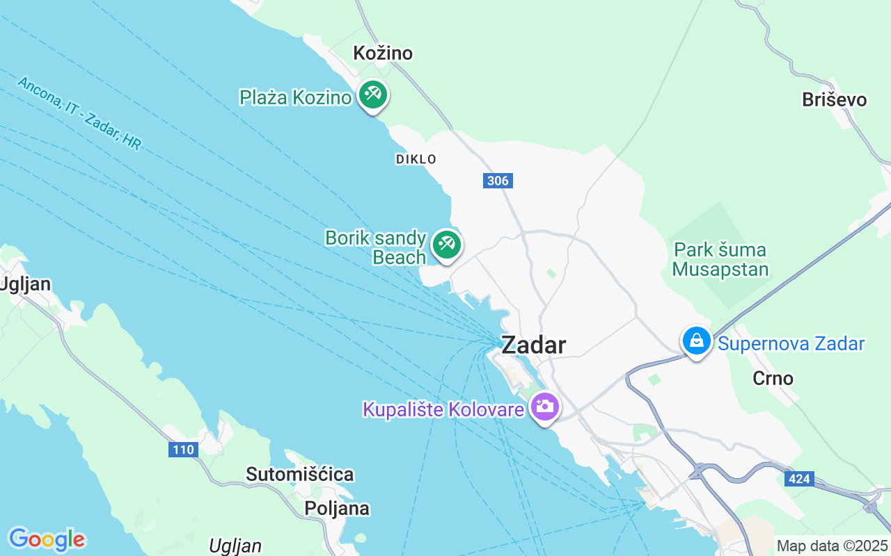 Plats för RIB-båt: Zadars Län, Kroatien