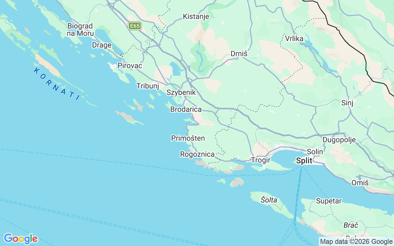 Łódź bez patentu w lokalizacji: Grebaštica, Grebaštica