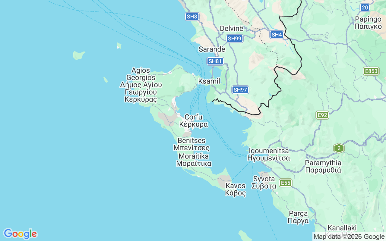 Location of the Boat without licence : Benitses, Corfu