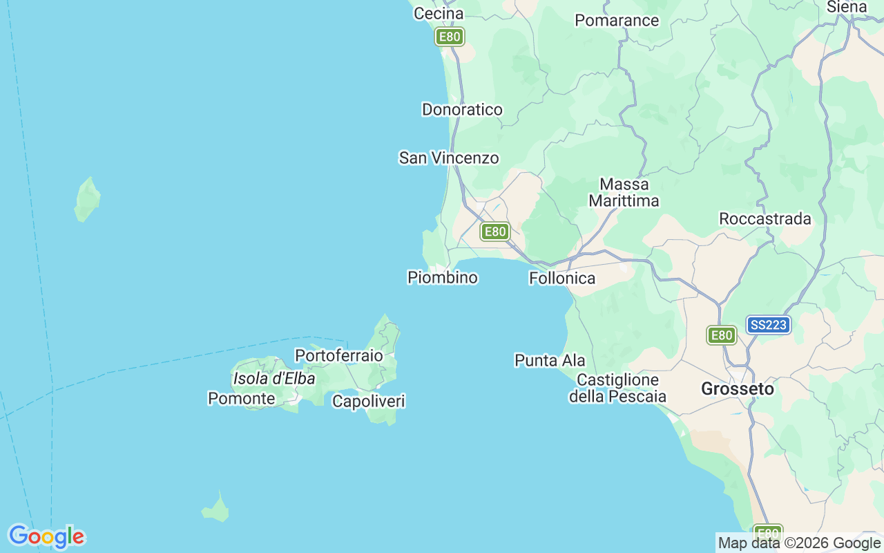 Plats för Segelbåt: Salivoli, 57025 Piombino