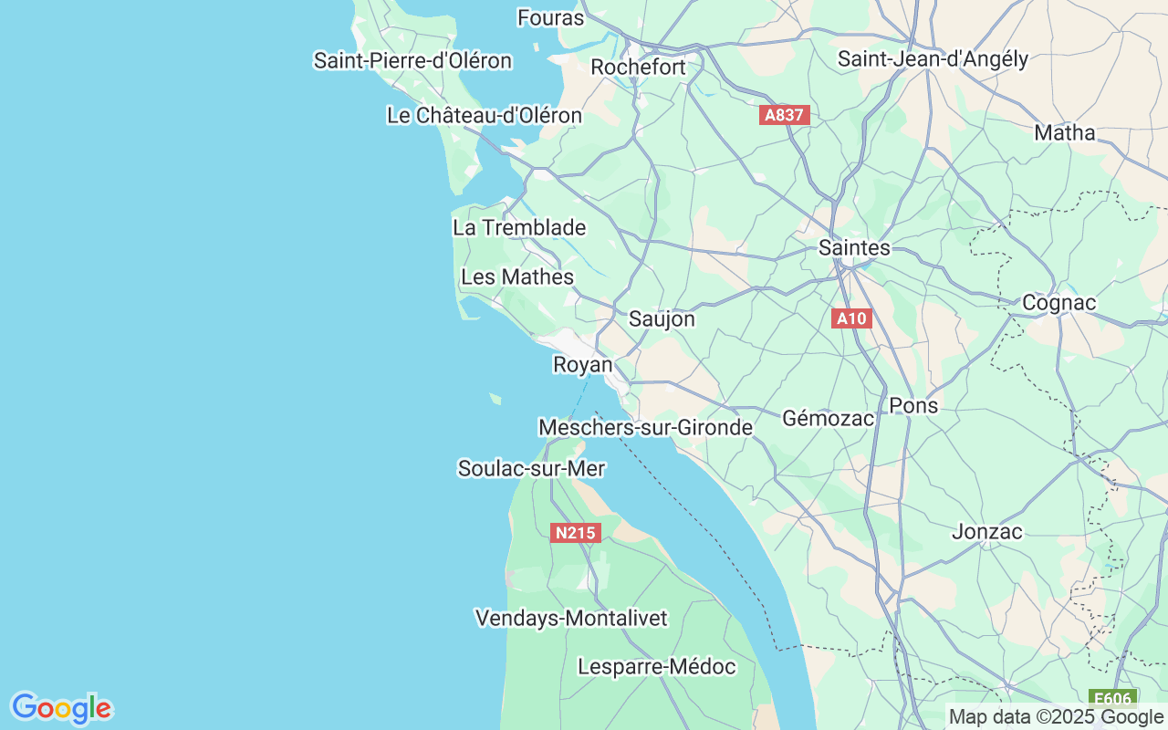 Localização do(a) Semi Rígido: Royan, 17200 Royan