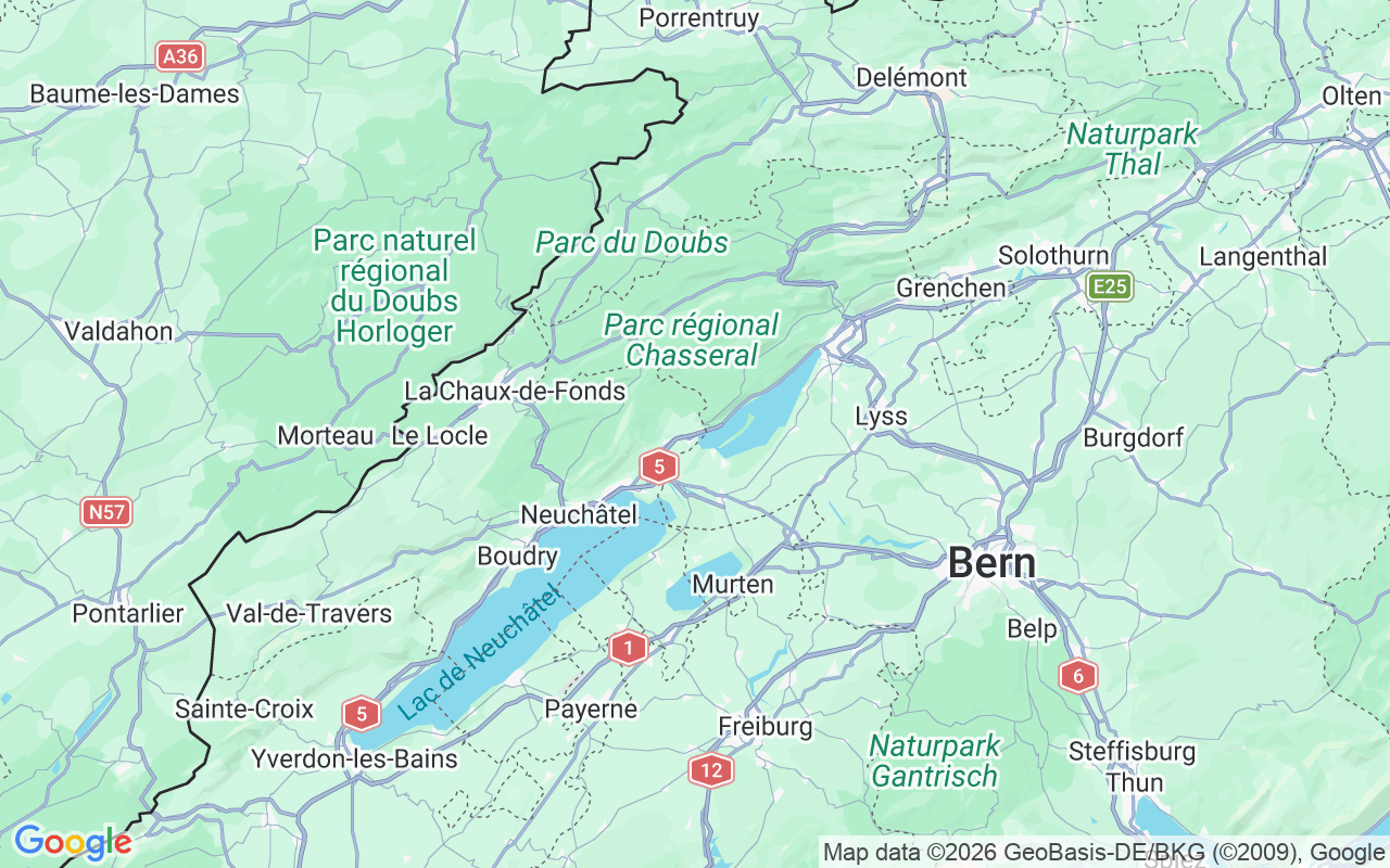De locatie van Motorboot: Le Landeron, Le Landeron