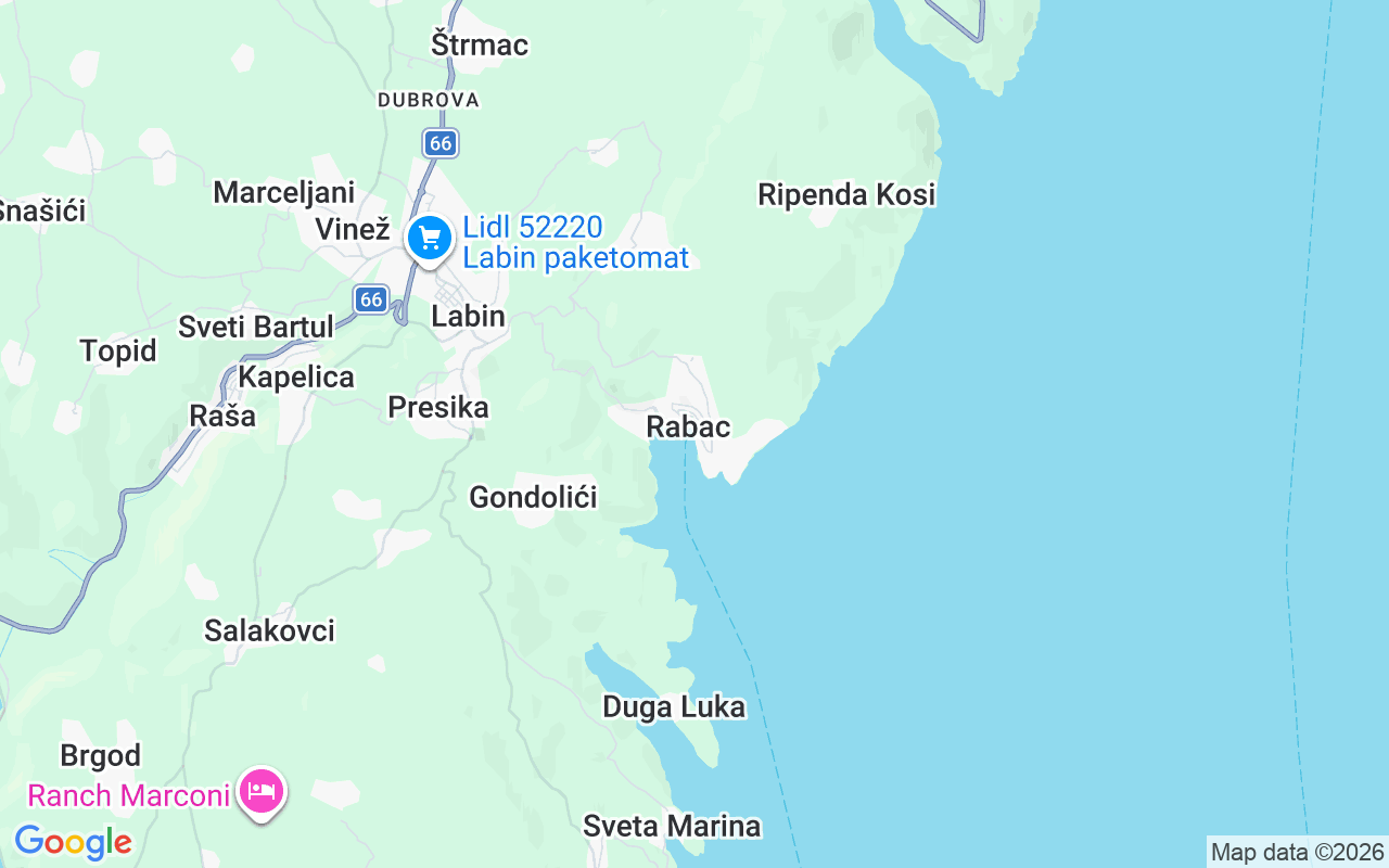 Location of the Motorboat: Luka Rabac Marina, Rabac
