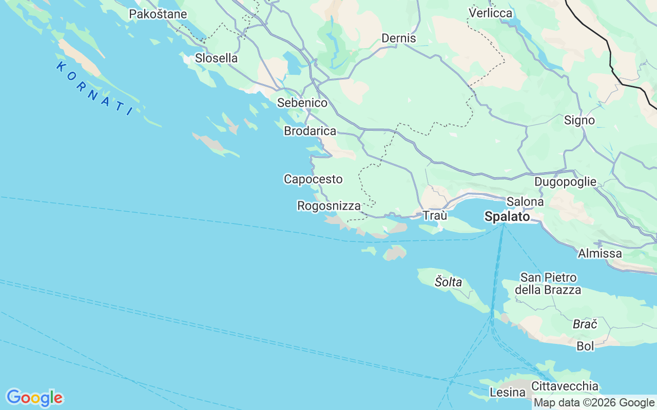 Luogo Barca a motore: Rogoznica, Rogosnizza