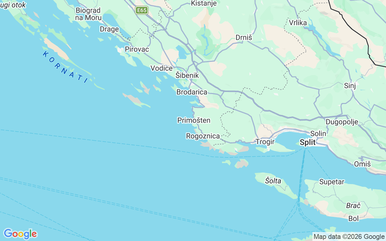 Emplacement du Bateau à moteur: Marina Kremik, Primošten