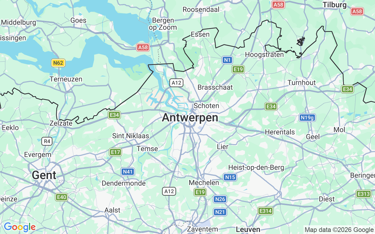 Plats för Husbåt: Antwerpen, Belgien