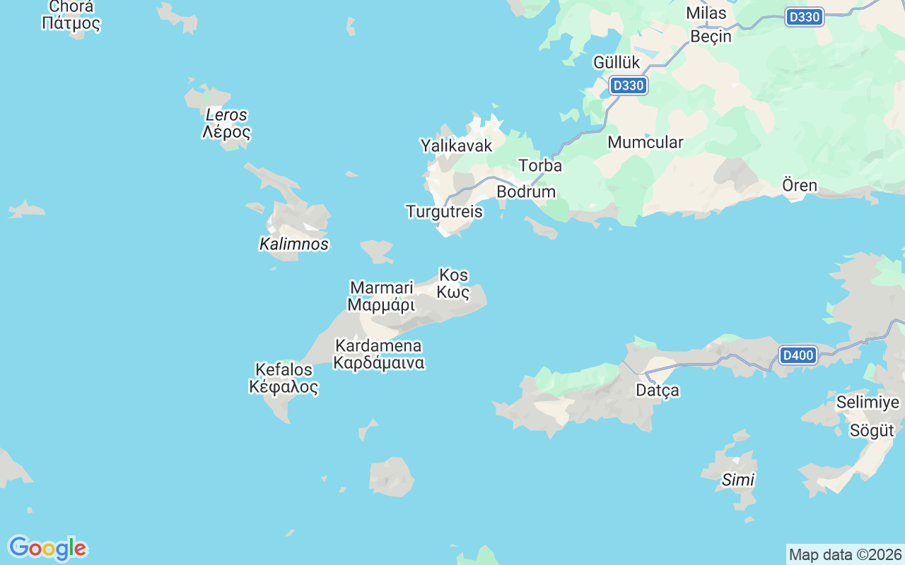 De locatie van Zeilboot: Kos, Griekenland