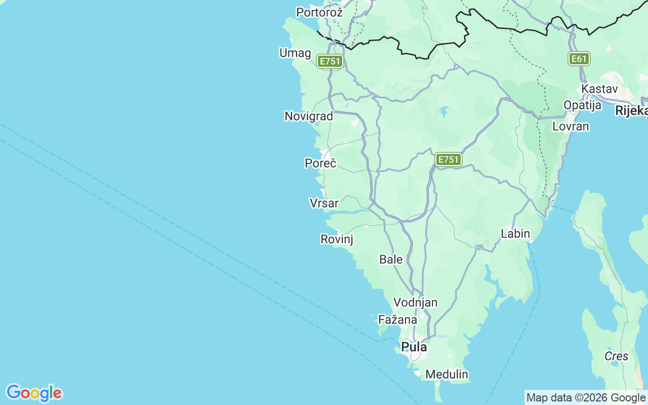 Plats för Motorbåt: Porec, Rovinj, Funtana, Vrsar