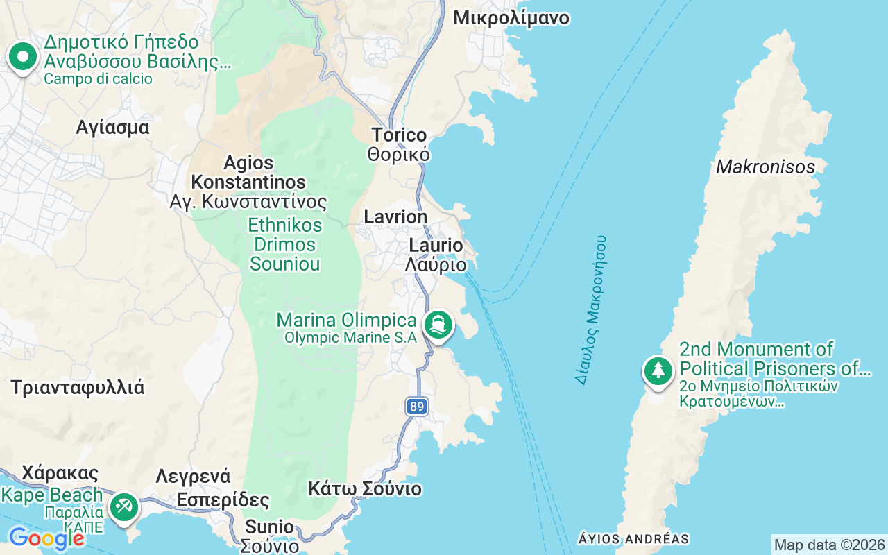 Luogo Catamarano: Lavrio Port, Laurio