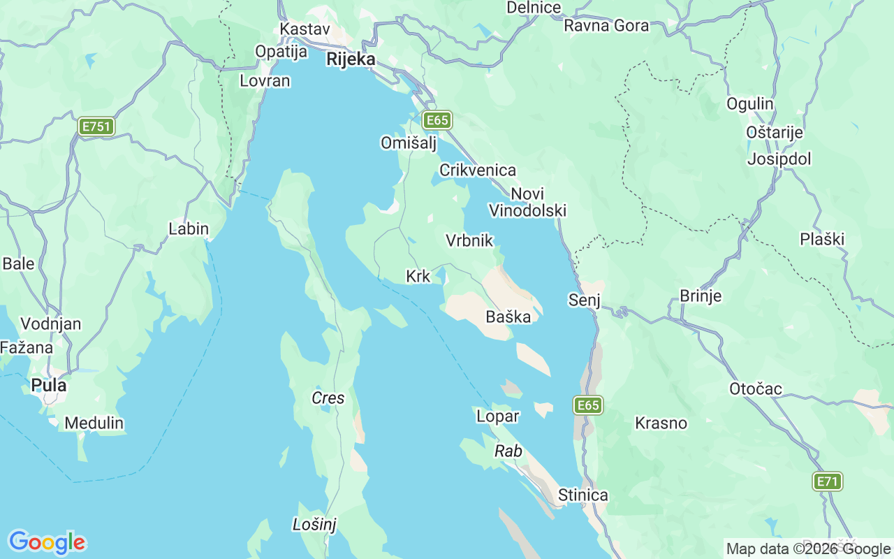De locatie van Zeilboot: Punat, Kroatië