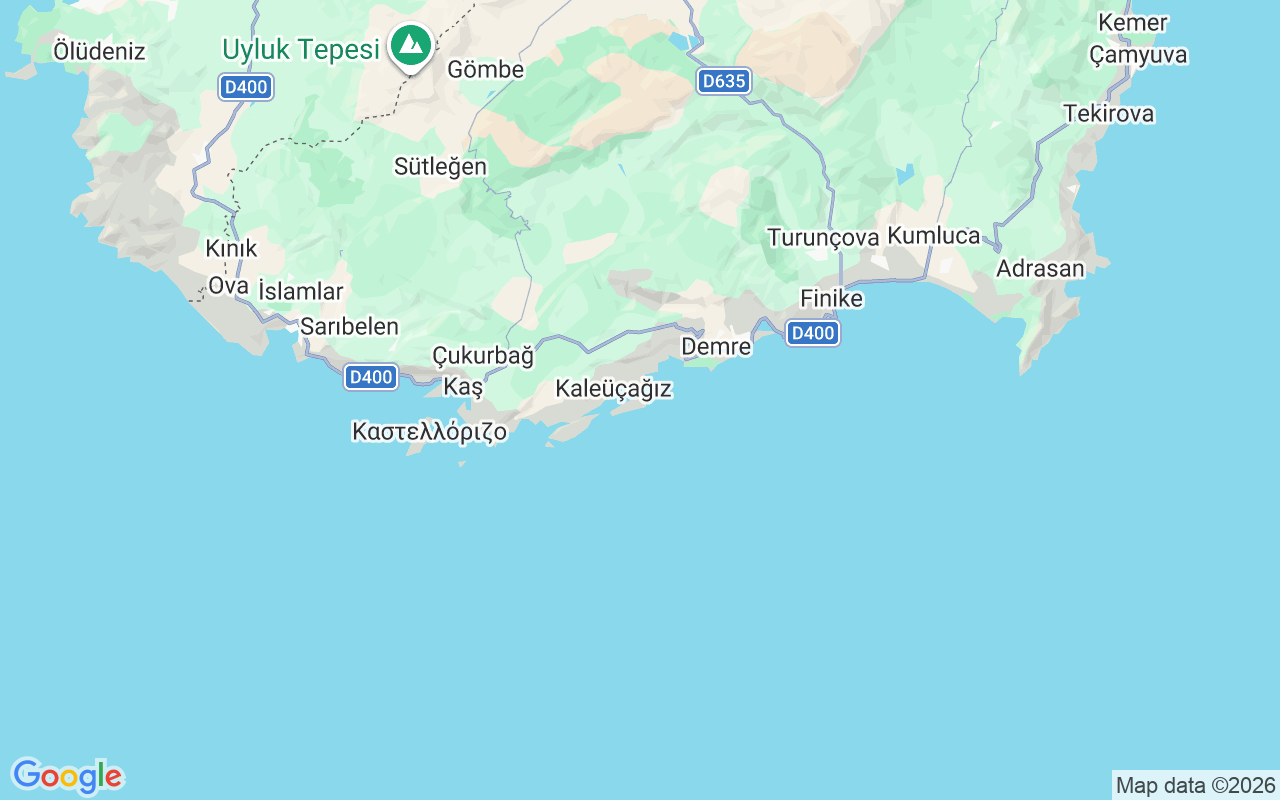 Luogo Caicco: Kekova, Kekova