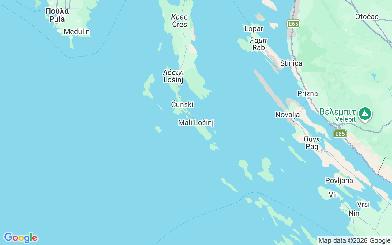 Τοποθεσία Φουσκωτό: Camp Poljana, Mali Lošinj